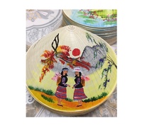 Chapeaux de paille asiatiques-Chapeau conique en bambou paysan avec doublure pour la décoration de la maison de mariage de fête unisexe