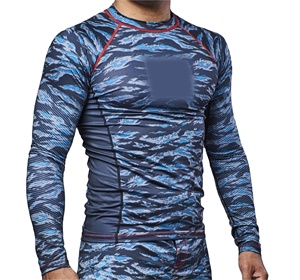 เสื้อรัดกล้ามเนื้อระบายอากาศคุณภาพพรีเมียมสำหรับ MMA BJJ พิมพ์ลายโลโก้ด้วยความร้อน แห้งเร็ว UPF50+ รับผลิตแบบ OEM ODM ขายส่ง - Product Image 1