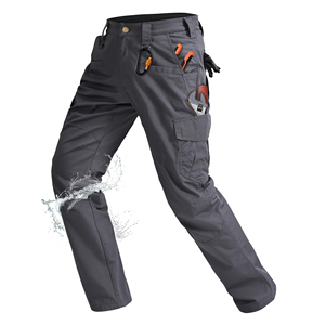 Pantalon de travail robuste, tissu personnalisé, construction robuste avec poches sécurisées pour le stockage, pour le travail professionnel et industriel. - Product Image 1