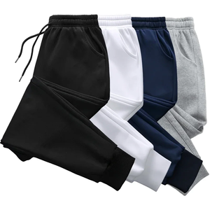 กางเกงวอร์มผู้ชายคุณภาพสูง มีเชือกผูกเอว สีพื้น ทรงจ็อกเกอร์ ใส่ได้ทุกฤดู ใส่สบายๆ อยู่บ้าน ออกนอกบ้าน เล่นกีฬา รุ่นปี 2025 เสื้อผ้าผู้ชาย - Product Image 1