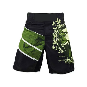 Shorts de combat respirants personnalisés avec logo, vêtements de fitness MMA, shorts de fitness à séchage rapide, shorts en polyester satiné pour arts martiaux, shorts MMA - Product Image 2