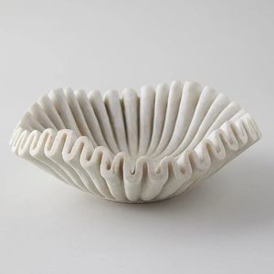 Bol en marbre blanc - Product Image 3