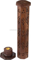 Porte-encens en bois artisanal multi-usages, best-seller, couleur/taille personnalisée, livraison rapide, encens indien