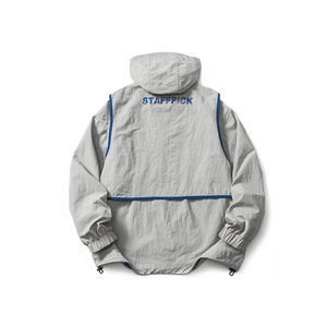 เสื้อแจ็คเก็ตกันลมสำหรับผู้ชาย OEM น้ำหนักเบา ระบายอากาศได้ดี แห้งเร็ว เหมาะสำหรับขี่จักรยาน  รับสกรีนโลโก้ กันลม สำหรับกิจกรรมกลางแจ้ง เสื้อซอฟต์เชลล์สำหรับผู้ชาย - Product Image 2