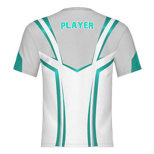 Camiseta de E-Sports de diseño personalizado, hecha con materiales de calidad para ropa de equipo, camiseta de E-Sports a bajo precio. - Product Image 2