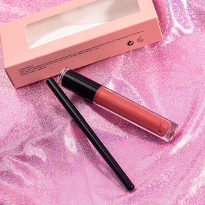 No Label 2 in 1 Liquid Lipstick <b>Lip</b> Liner Kit Plastic Pencil <b>Lip</b> Liner and <b>Lip</b> <b>Gloss</b> <b>Set</b> - Product Image 2