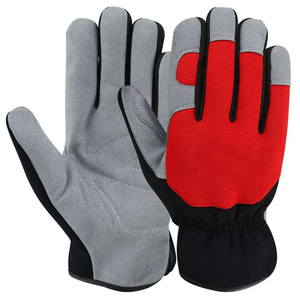 Guantes de Trabajo Mecánicos Resistentes a Impactos, Transpirables, Antideslizantes, con Muñequera Ajustable, Protección Industrial, para Exteriores - Product Image 6