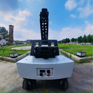 Robot de Transporte Autónomo con Chasis Flexible de Cuatro Ruedas y Amortiguación para Maquinaria de Construcción - Product Image 1