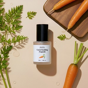 เซรั่มบำรุงผิวหน้าระดับมืออาชีพ J&G Cosmetics ผสมสารสกัดแครอทและ PDRN HAVIA Carrot Soothing Ampoule สำหรับการดูแลผิวหน้า - Product Image 3