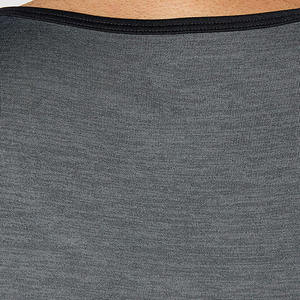 เสื้อกล้ามคอกลมถักสีเทาสำหรับผู้ชาย สีพื้น สไตล์ลำลอง ระบายอากาศได้ดี ผลิตจากโพลีเอสเตอร์ 100% - Product Image 6