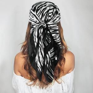 Green Small Silk <b>Scarf</b> Custom Print 16MM Silk Satin <b>Square</b> <b>Scarf</b> for Woman Digital Print Silk <b>Scarf</b> With Your Own Design - Product Image 4