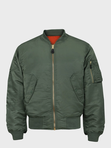 Chaqueta Bomber Ligera de Invierno para Hombre, Personalizada, con Cuello Alto, Diseño Reversible y Resistente al Viento - Product Image 5