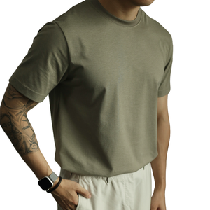 Custom 100% Cotton <b>Tshirts</b> Wholesale OEM Manufacturer Bulk Production Private Label Breathable <b>Plain</b> Tee Supplier - Product Image 3