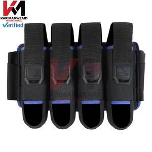 Ceinture de pochettes de paintball direct usine, commande en gros, matériau élastique durable avec sangle de taille réglable, pochettes multi-pods pour l'extérieur - Product Image 6