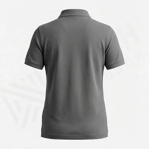 เสื้อโปโลผู้หญิงกันยับ เสื้อโปโลผ้าฝ้ายป้องกันขนร่วงสำหรับผู้หญิง เสื้อโปโลทรงเข้ารูปแฟชั่นสำหรับผู้หญิง เสื้อโปโลคลาสสิกสำหรับผู้หญิง - Product Image 2