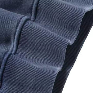 Men Plain Hoodie Cotton Sweatshirt Comfortable Warm Winter Wear Casual Street Style - Product Image 3