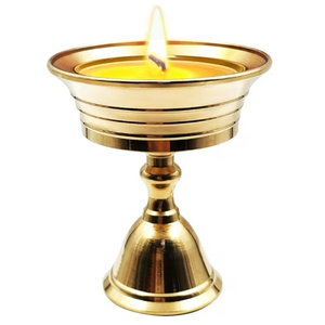 High Quality Brass Vintage <b>Small</b> Candle Holder With Polish Finished For Home Decoration <b>Metal</b> Candle Stand For <b>Table</b> Top Decor - Product Image 3