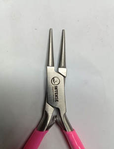 Pince à bec rond pour bijoux, en acier inoxydable durable, pour pliage de fil de précision, idéale pour les artisans de bijoux et les professionnels. - Product Image 3