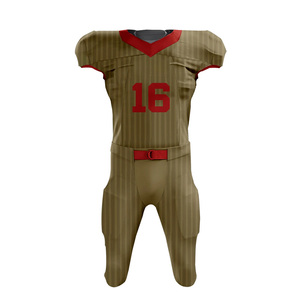 Customized Logo Best Material Slim Fit American Football Uniforms High Quality Customized Color American Football Uniform - Product Image 2