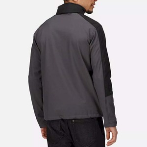 2026 New Arrival Softshell <b>Jacket</b> For Men Custom Made <b>Long</b> Sleeve <b>Waterproof</b> Lightweight Winter Wear Contrast Color Zipper - Product Image 2
