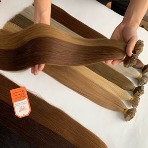 Extensiones de cabello humano Remy 12A Premium, doble dibujado, estilo ondulado Natural, Color claro, cinta de la mejor calidad en cabello liso de Vietnam - Product Image 6