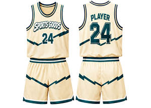 Vente en gros d'uniforme d'équipe grande taille Maillot de basket-ball réversible personnalisé Ensemble de vêtements de sport respirants lavables à séchage rapide Usine - Product Image 5