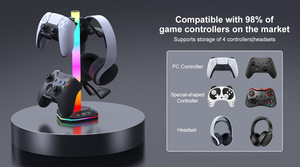 Estación de Carga Doble para Controles de PS5 con 2 Soportes de Carga, Accesorios para Controles de Juego para Xbox/PS5/<span class=keywords><strong>PS4</strong></span>/Switch, Base RGB - Product Image 6