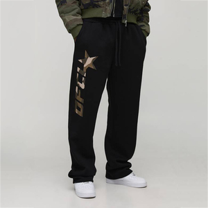 <b>Custom</b> Screen Printed Men's Jogger Personalized Streetwear OEM Casual Wear <b>Custom</b> Design Apparel Bottom Clothing Fashion Style - Product Image 1