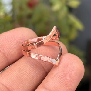 Latest Design Luxury Modern <b>Copper</b> Finger Ring Adjustable Trendy Customize Daily Wearing Handmade Wedding Birthday <b>gift</b> - Product Image 1