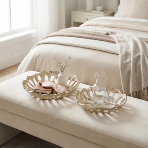 Signature Handmade Aluminum Tabletop <b>Vase</b> Gold Finish Modern Design Eco-Friendly High Quality Decorative <b>Bowl</b> for Decoration - Product Image 5