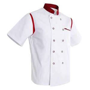 เสื้อเชฟแขนยาวผ้าโพลีเอสเตอร์/คอตตอน ระบายอากาศได้ดี สำหรับผู้ชาย ผู้หญิง และทุกเพศ  พร้อมปักโลโก้ตามสั่ง เหมาะสำหรับร้านอาหารและบาร์ - Product Image 1