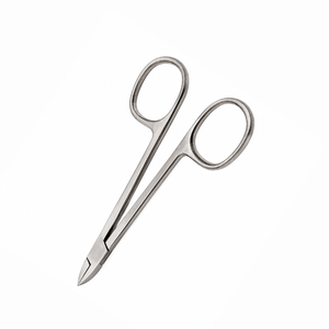 Tijeras Profesionales de Acero Inoxidable para Uñas de Bebés y Adultos, Hoja Recta, Punta Puntiaguda, Abertura de Mandíbula Ancha, Estilo Simple para Uñas de los Dedos - Product Image 2