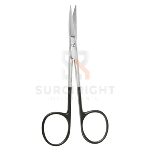 Tijeras Super Cut Iris de Acero Inoxidable Alemán TC, Tijeras Oftálmicas Microquirúrgicas, CE ISO 13485, Blush Surgical - Product Image 3