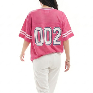 Women Mesh American Football Jerseys Custom Team Number Football Mesh Jersey Football Training Mesh Shirts Women - Product Image 2