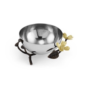 Bol à fruits en aluminium, centre de table moderne, luxe décoratif, or, écologique, durable, 2026 Saleem International - Product Image 1