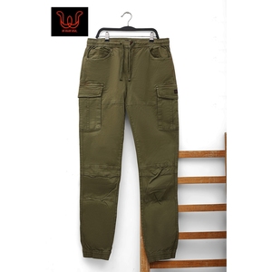 Trending Men's 100% Cotton Canvas Cargo <b>Jogger</b> Pants <b>Slim</b> Fit Elastic Waist ODM Utility Trousers - Product Image 6