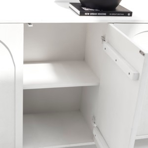 Buffet en bois Vandana Pebble Arista pour des intérieurs modernes élégants, adaptés à l'intérieur et à l'extérieur - Product Image 5