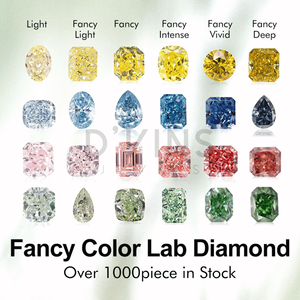 Diamants CVD en vrac taille radiant 2,09 ct E VVS2, diamants de mêlée HPHT cultivés en laboratoire pour la fabrication de bijoux - Product Image 6