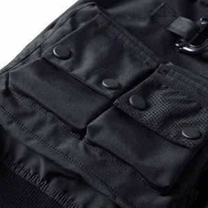 เสื้อแจ็คเก็ตเทคแวร์ผู้ชายคุณภาพสูงพร้อมโลโก้แบบกำหนดเอง แจ็คเก็ตบอมเบอร์แบบมีกระเป๋าหลายช่อง กันลม เสื้อโค้ทสตรีทแวร์แบบใช้งานได้จริง - Product Image 5