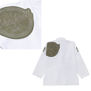 Nuevo Modelo RTS, Conjunto de Gi de BJJ Shoyorol Negro Profesional OEM, 100% Algodón, Logotipo Frontal, 460g, Lavado, Alta Calidad, Unisex, Transpirable para Adultos - Product Image 3