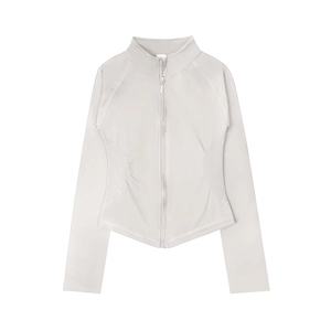 Long Sleeve <b>Zip</b> Closure Shirt Factory Price Women's Cotton Long Sleeve <b>Zip</b> Up Shirt Stylish <b>Front</b> <b>Zip</b> Long Sleeve Shirt - Product Image 6
