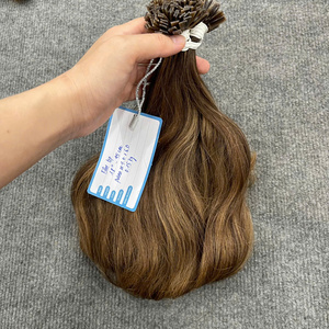Producto Popular: Extensiones de Cabello Humano Vietnamita 100% Natural, Ondulado, Punta Plana, Color Piano, Listo para Enviar, Suave y Sin Enredos - Product Image 4