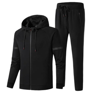 Trajes deportivos personalizados, sudaderas con capucha, pantalones, ropa de hombre de alta calidad con logotipos bordados y empaques personalizados. - Product Image 1