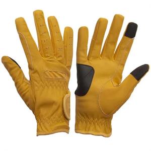 Vente flash - Gants d'équitation d'hiver fabriqués au Pakistan - Cuir - Doigts entièrement couverts - Fermeture à boucle et à crochet - Antidérapants - Respirants - Légers - Product Image 6