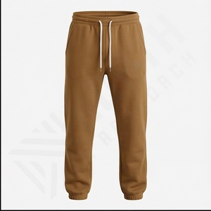 กางเกงสเวตเตอร์ผ้าคอตตอนสำหรับผู้ชายกางเกงสเวตเตอร์ทรงหลวมใส่พอดีตัวสำหรับสตรีทแวร์ผ้าคอตตอน - Product Image 2