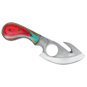 Cuchillo de Desollar de Acero Inoxidable de Hoja Fija de 7 Pulgadas Hecho a Mano con Funda de Cuero para Caza al Aire Libre - Product Image 4