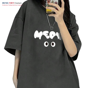 Camiseta de algodón dulce para mujer con estampado personalizado suave y de calidad premium para - Product Image 2