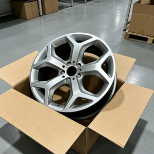 Jantes en alliage d'aluminium Jihoo, 20 pouces, cinq branches, argentées, pour voitures particulières, 5x120, échelonnées, remplacement pour modèles BMW – Nouvelle promotion - Product Image 3