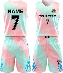 Conjunto de Uniforme de Baloncesto Personalizado con Impresión, Transpirable, de Secado Rápido, para Entrenamiento en Equipo - Product Image 1