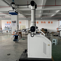 Robot de palettisation collaboratif industriel automatique avec ventouse et bras pour sacs et cartons, avec fonction de nivellement